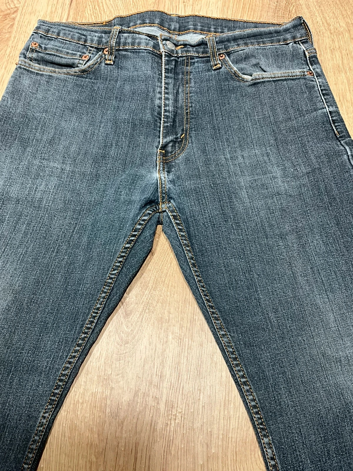 Jean Levi’s Homme 513 Slim Straight W34 L30 Vintage Noir Lvh 219 – photo 4